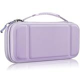 Fintie Estojo De Transporte Para Nintendo Switch OLED Modelo 2021 Switch 2017 Bolsa De Viagem Com Capa Protetora Rígida Com 10 Slots Para Cartão De Jogo Para Console Switch Joy Con E Acessórios Rox