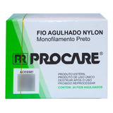 Fio Agulhado Nylon 4 0 Agulha 1 2 De Circulo 25mm