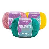 Fio Amigurumi Soft Círculo Crochê   Kit C 10 Unidades