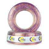 Fio Bicolor Paralelo Cristal Rolo 100 Metros Cabo 2 X 2 5mm