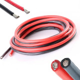Fio Cabo Silicone 12awg 1 Metro Preto 1 Metro Vermelho
