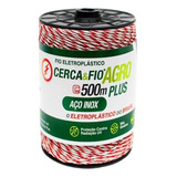 Fio Cerca Elétrica Rural Inox Eletroplástico 500 Mt