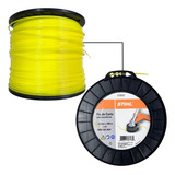 Fio Corte Bobina Stihl 3mm Redondo 300 Metros Nylon Original