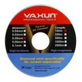 Fio De Aço 0 06mm 100m Yaxun Yx 221 Para Separar Tela Lcd Nf