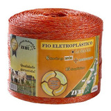 Fio De Choque Zebu Para Cerca Elétrica 1000mt Laranja