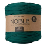 Fio De Malha Noble 35mm Extra Premium Fischer Grosso 140m Cor Verde Esmeralda