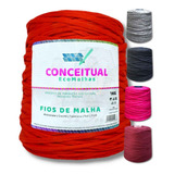 Fio De Malha Residual 1kg Conceitual Crochê Tricô Bolsas