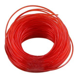 Fio De Nylon Para Cortador E Roçadeiras De Grama 1 8mm 40m Cor Vermelho