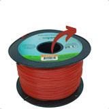 Fio De Nylon Redondo 1 8mm Para Aparador Roçadeira 1kg 341m