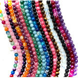 Fio De Pedras Naturais 8mm Para Artesanatos Aprox 47 Contas