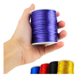 Fio De Seda Cordão Rabo De Rato 2mm Varias Cores Nybc