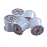 Fio De Silicone Nylon Kit 5 Rolo De 100m Elástico 1 0mm