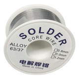 Fio De Solda Ferro Estanho 100g Fluxo Prata Isqueiro 1 0mm