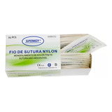Fio De Sutura Nylon 4 0 Agulha 2 0 Cm Cx C 24 Un Supermedy