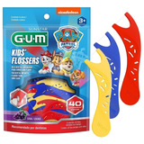 Fio Dental C Cabo Kids Flossers Paw Patrol Gum C 40