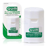 Fio Dental Gum Butlerweave Encerado Sabor Menta C 183m