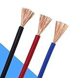 Fio E Cabo Fio Flexível Revestido De PVC De Núcleo único RV0 3 0 5 0 75 1 0 1 5 2 5 4MM Cabo De Extensão De Sinal De Fio Eletrônico Cabo Blindado De Par Trançado Cor Vermelho Tamanho 1M 15AWG