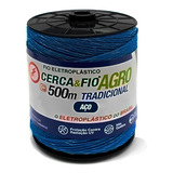 Fio Eletro Plástico Cerca Elétrica Rural Choque 15x6 500 M