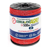 Fio Eletroplástico Uv Cerca Elétrica Gado Boi Agro 15x6 500m