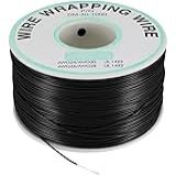 Fio Fino Fiozinho Wire Wrap 30awg Rolo Com 250m Para Eletrônica COR PRETO