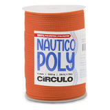 Fio Náutico Poly Circulo 5mm 500g 100 Poliéster 182 Metros Cor 4131 Dark Cheddar