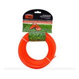 Fio Nylon Cortador Grama Roçadeiras 3mm Quadrado 11 Metros
