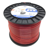 Fio Nylon Husqvarna 3 0mm Rolo Com 240 Metros Redondo Origin Cor Vermelho