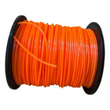 Fio Nylon Quadrado 3 00mm Bobina 2 25kg Aprox 255m Cor Laranja escuro
