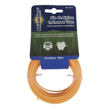 Fio Nylon Redondo Roçadeira Cortador Aparar Grama 1 6mm 10m