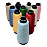 Fio Para Overlock 167 48 Poliéster Kit 8 Unds 100gr Variados