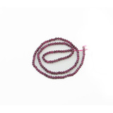 Fio Rubi Spinelli Bola Esfera 3mm Facetada Teostone 557