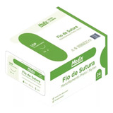 Fio Sutura Preto Agulhado Nylon 4 0 3 8 A 20mm 45cm