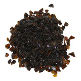 Fire Glass Pedra Vidro Lareira A Gás Etanol Cor Chá 7kg