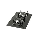 FISCHER COOKTOP À GÁS 2 BOCAS MESA VIDRO PRETO BIVOLT - 7726-11474