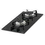 FISCHER COOKTOP À GÁS 2 BOCAS MESA VIDRO PRETO BIVOLT 7726 11474