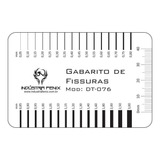 Fissurômetro Gabarito Fissuras Régua Fiss04 Transp Fenix