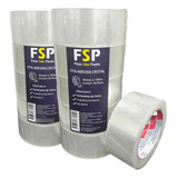 Fita Adesiva 45mm X 100m Kit Com 10 Rolos Transparente