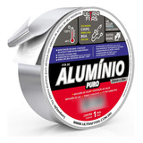 Fita Adesiva Alumínio 25mm 30 Metros Resistente A Químicos