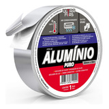 Fita Adesiva Aluminio 50mm 30 Metros Resistente A Químicos
