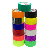 Fita Adesiva Colorida Decoração Entelagem 48mm X 50 Metros
