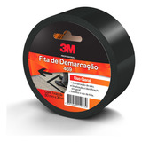 Fita Adesiva Demarcação 50mm X 30m 3m Preto