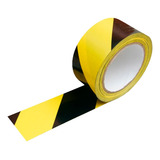 Fita Adesiva Demarcatória 50mm X 30m 1 Unidade Zebrada