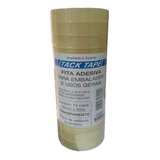 Fita Adesiva Durex Transparente 18mm X 50 Metros 13 Rolos