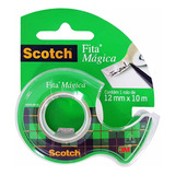 Fita Adesiva Magica 12mmx10m 3m Scotch C aparelho Dispenser