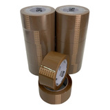 Fita Adesiva Marrom 45x100 Durex Largo 10 Rolos