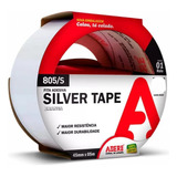 Fita Adesiva Silver Tape 45mm X 5m Adere Cor Branca