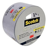 Fita Adesiva Silver Tape 45mmx25m Scotch Cinza 3m Resistente