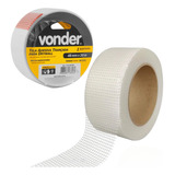 Fita Adesiva Telada Tela Trançada Para Drywall 100 Mm X 20 M