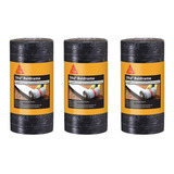 Fita Asfáltica Sika Baldrame rolo30cm X 10m Kit C 3 Unid