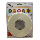 Fita Banana Adesiva Dupla Face Forte Espuma 18mm X 3 Metros Cor Branca